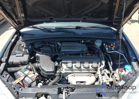 2005 Honda Civic Lx из США, поврежденный, VIN JHMES16575S001813